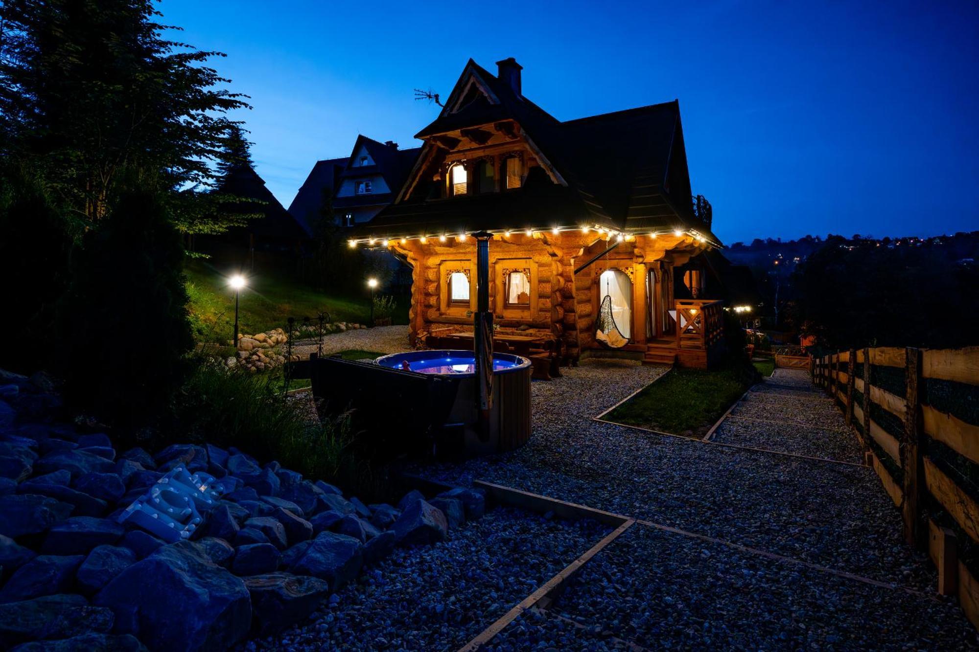 Goralska Chatka 2 Highland Cottage - Split Ac, Jacuzzi, Sauna, Private Parking, Mountains View, Garden, Zakopane Exterior photo