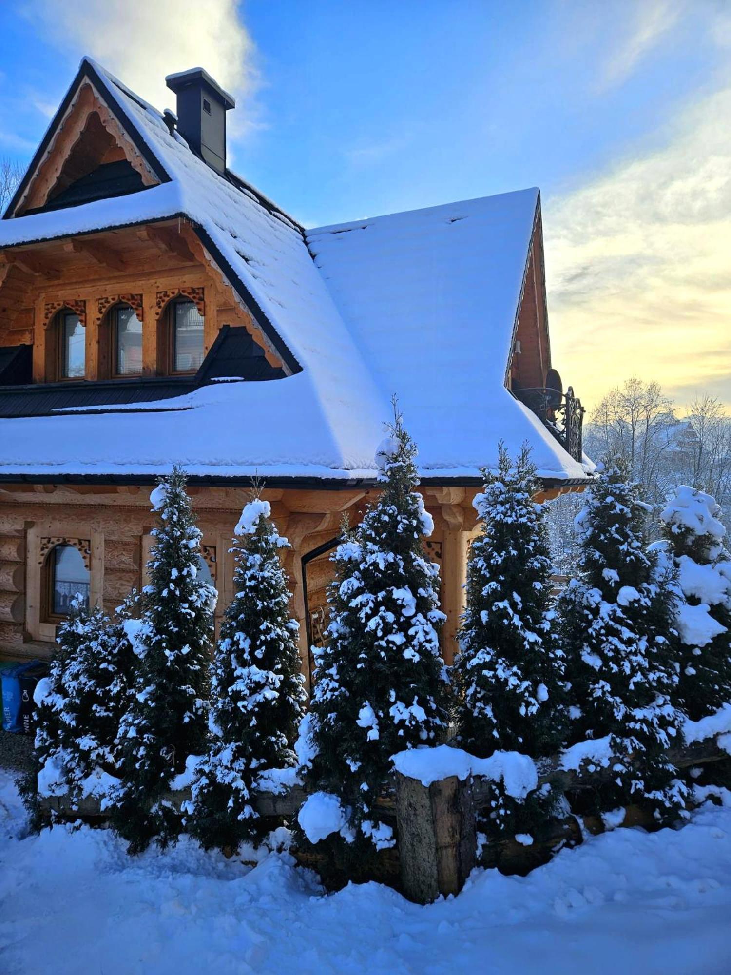 Goralska Chatka 2 Highland Cottage - Split Ac, Jacuzzi, Sauna, Private Parking, Mountains View, Garden, Zakopane Exterior photo